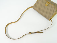 Gucci Gg Marmont Pouch Crossbody Bag Leather Beige Canvas Crossbody Bag Bag (Authentic Pre-Loved)