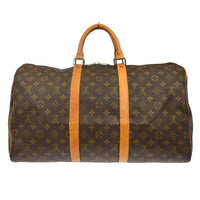 Louis Vuitton Louis Vuitton Keepall Bag Monogram Canvas Brown Canvas Travel Bag Bag (Pre-Loved)