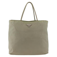 Prada Vintage Tote Tessuto Beige Nylon Tote Bag Bag (Pre-Loved)