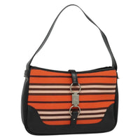 Burberry Blue Label Shoulder Bag Canvas Orange Canvas Shoulder Bag Bag (Authentic Pre-Loved)
