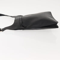 Prada Zip Messenger Bag Saffiano Leather Black Leather Shoulder Bag Bag (Authentic Pre-Loved)