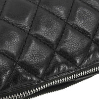 Chanel Chanel Bum Bag Leather Black Leather Handbag (Pre-Loved)