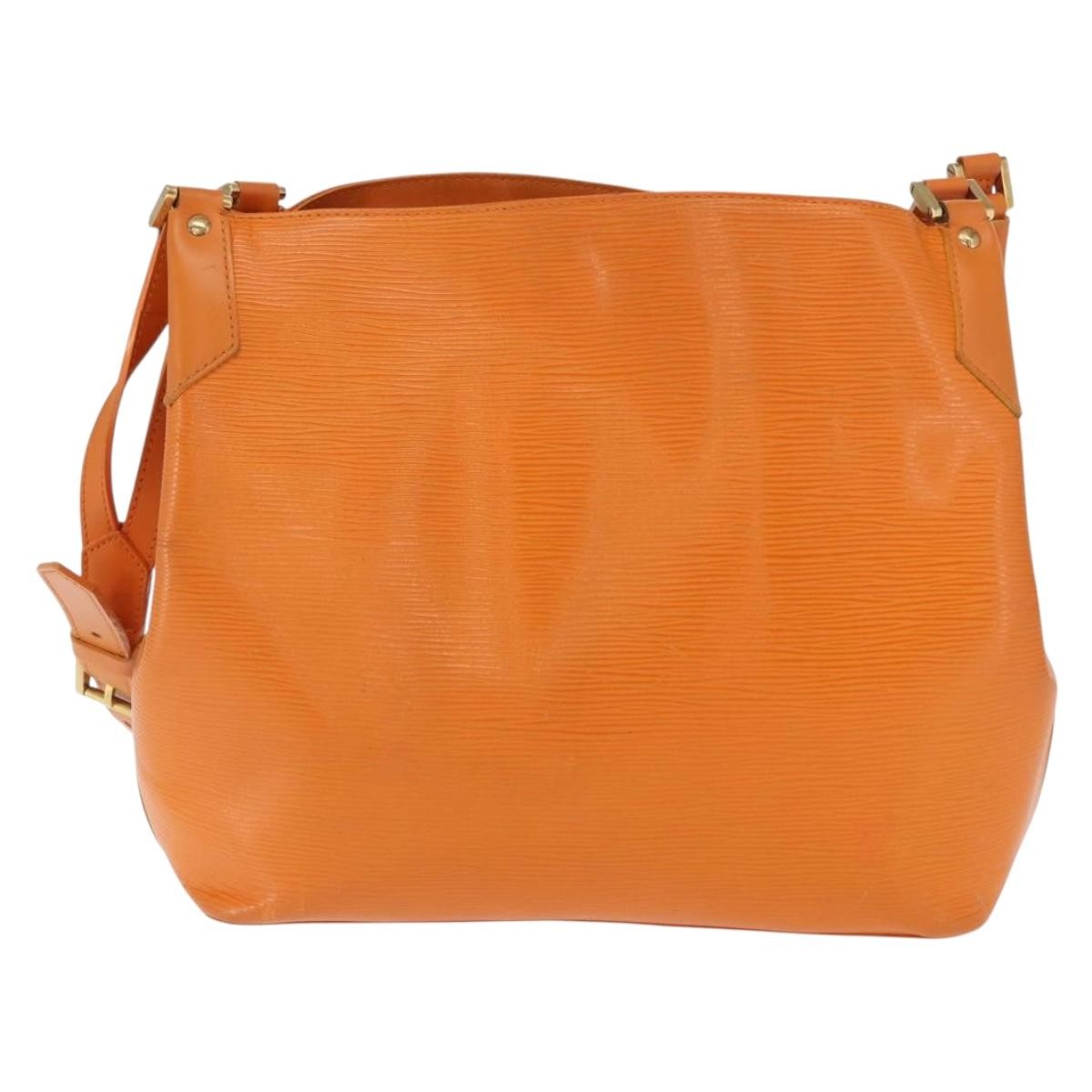 Louis Vuitton Mandara Handbag Epi Leather Orange Leather Shoulder Bag Bag (Pre-Loved)
