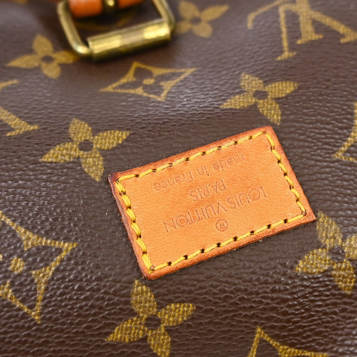 Louis Vuitton Louis Vuitton Saumur Handbag Monogram Canvas Brown Canvas Shoulder Bag Bag (Authentic Pre-Loved)