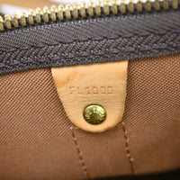 Louis Vuitton Keepall Bandouliere Bag Monogram Canvas Brown Canvas Travel Bag Bag (Pre-Loved)