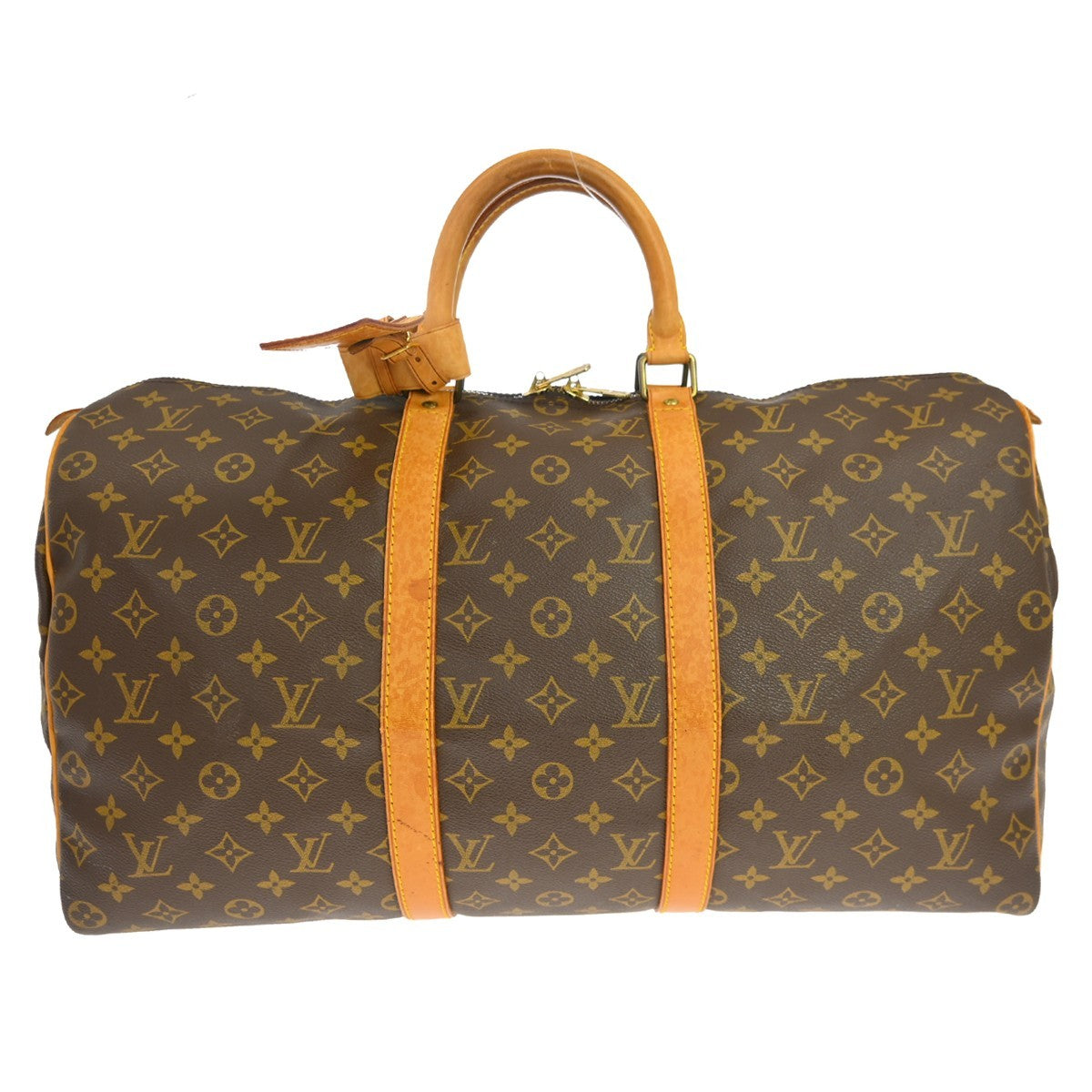 Louis Vuitton Louis Vuitton Keepall Bag Monogram Canvas Brown Canvas Travel Bag Bag (Pre-Loved)