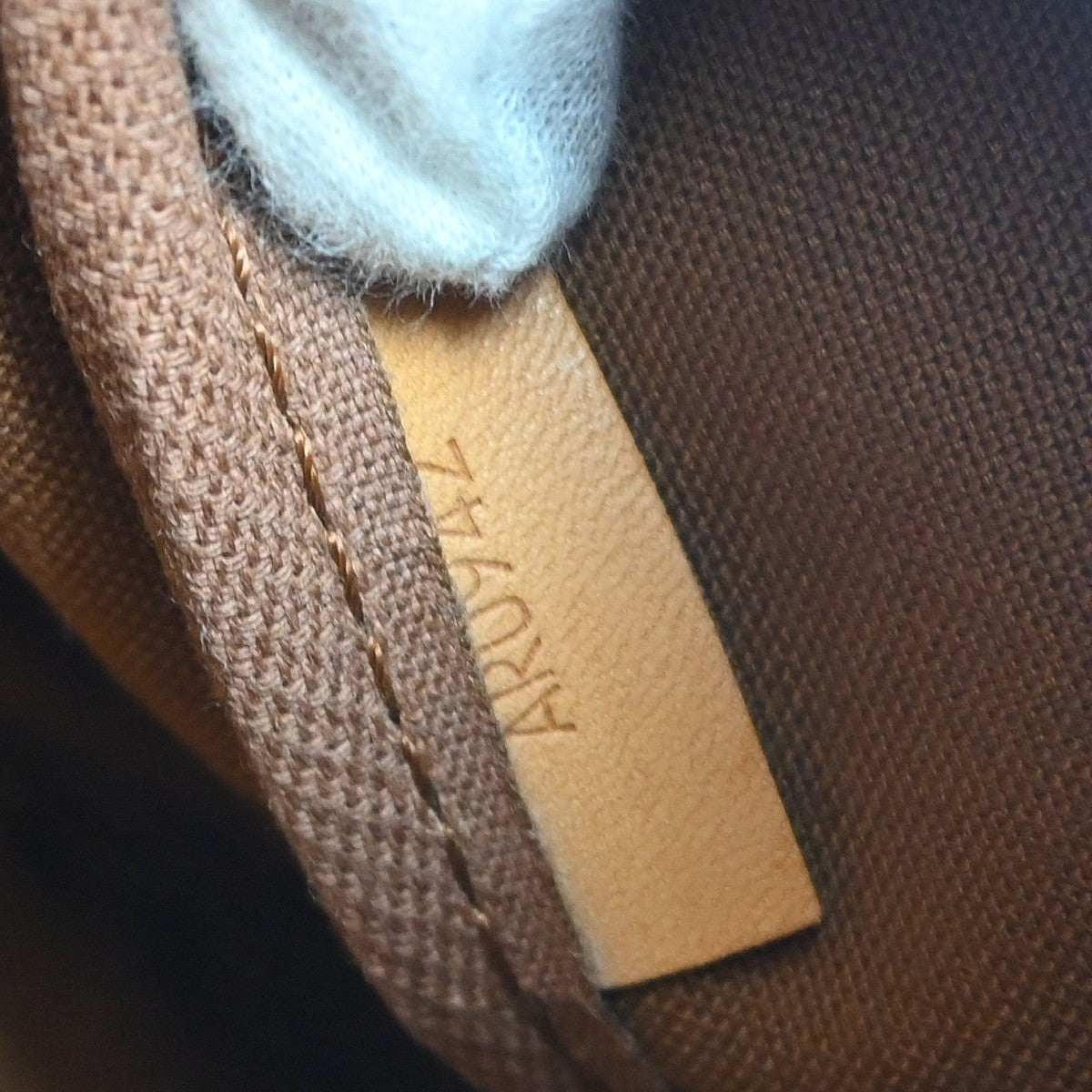 Louis Vuitton Saumur Handbag Monogram Canvas Brown Canvas Shoulder Bag Bag (Pre-Loved)