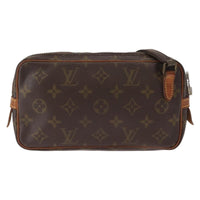 Louis Vuitton Pochette Marly Bandouliere Bag Monogram Canvas Brown Canvas Shoulder Bag Bag (Pre-Loved)