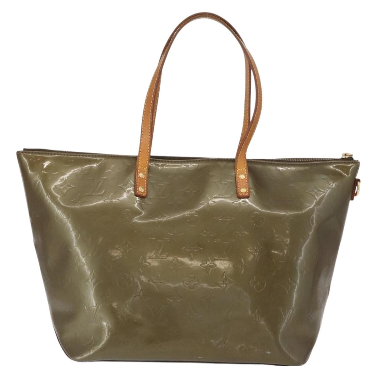 Louis Vuitton Bellevue Handbag Monogram Vernis Brown Patent_Leather Tote Bag Bag (Pre-Loved)