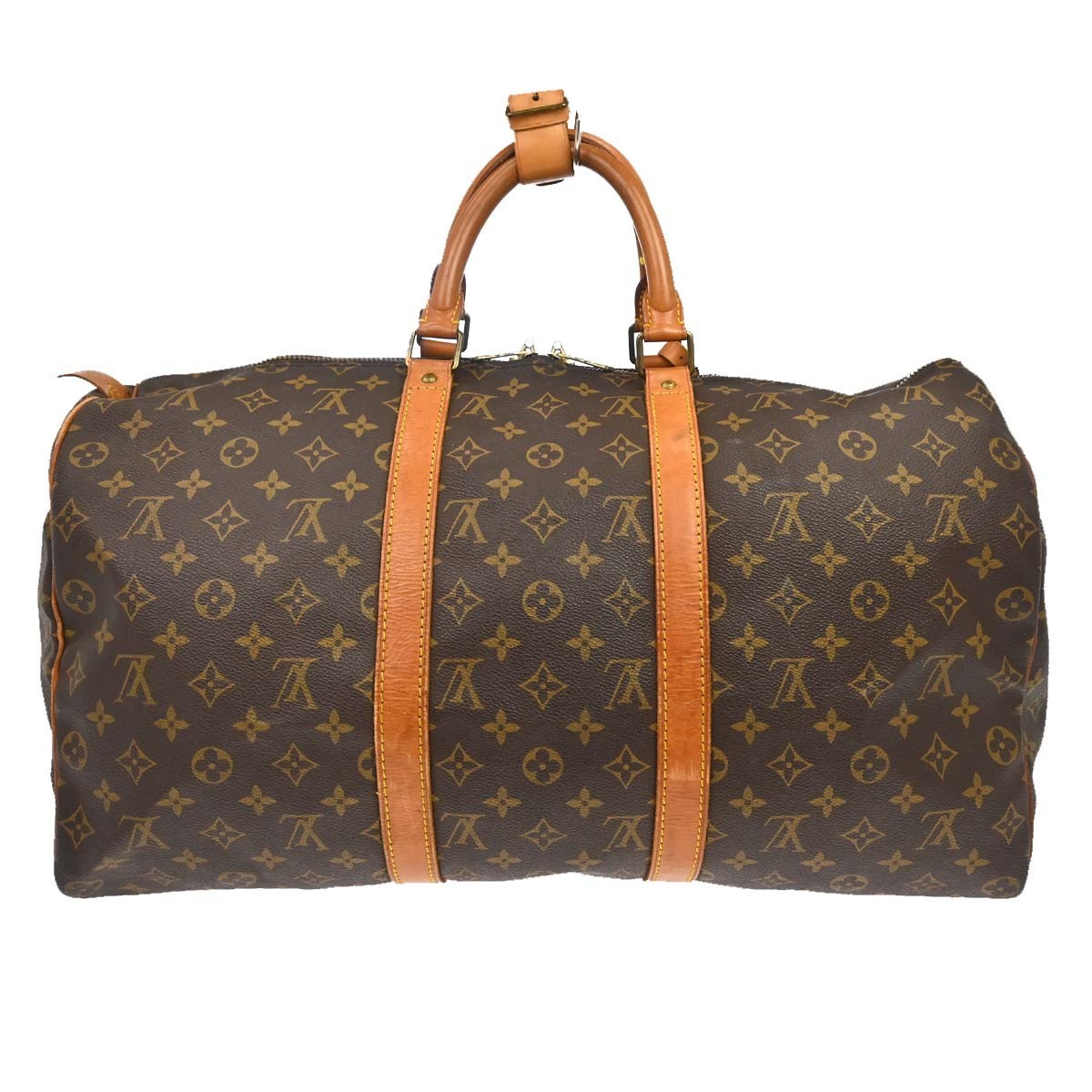 Louis Vuitton Louis Vuitton Keepall Bag Monogram Canvas Brown Canvas Travel Bag Bag (Pre-Loved)