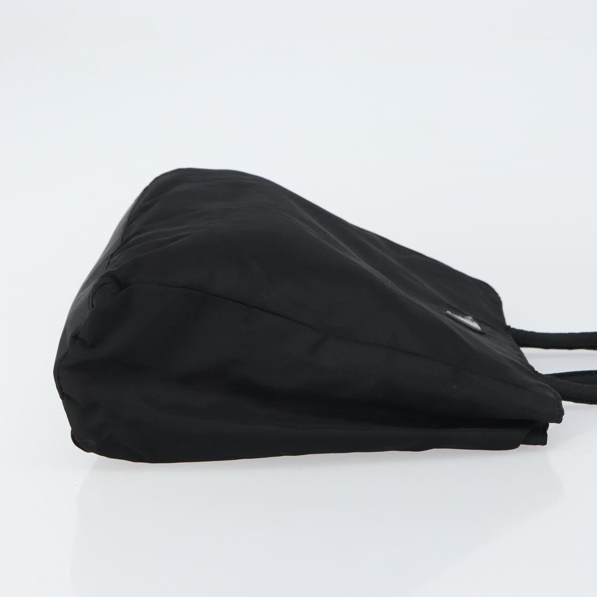 Prada Vintage Tote Nylon Black Nylon Tote Bag Bag (Authentic Pre-Loved)