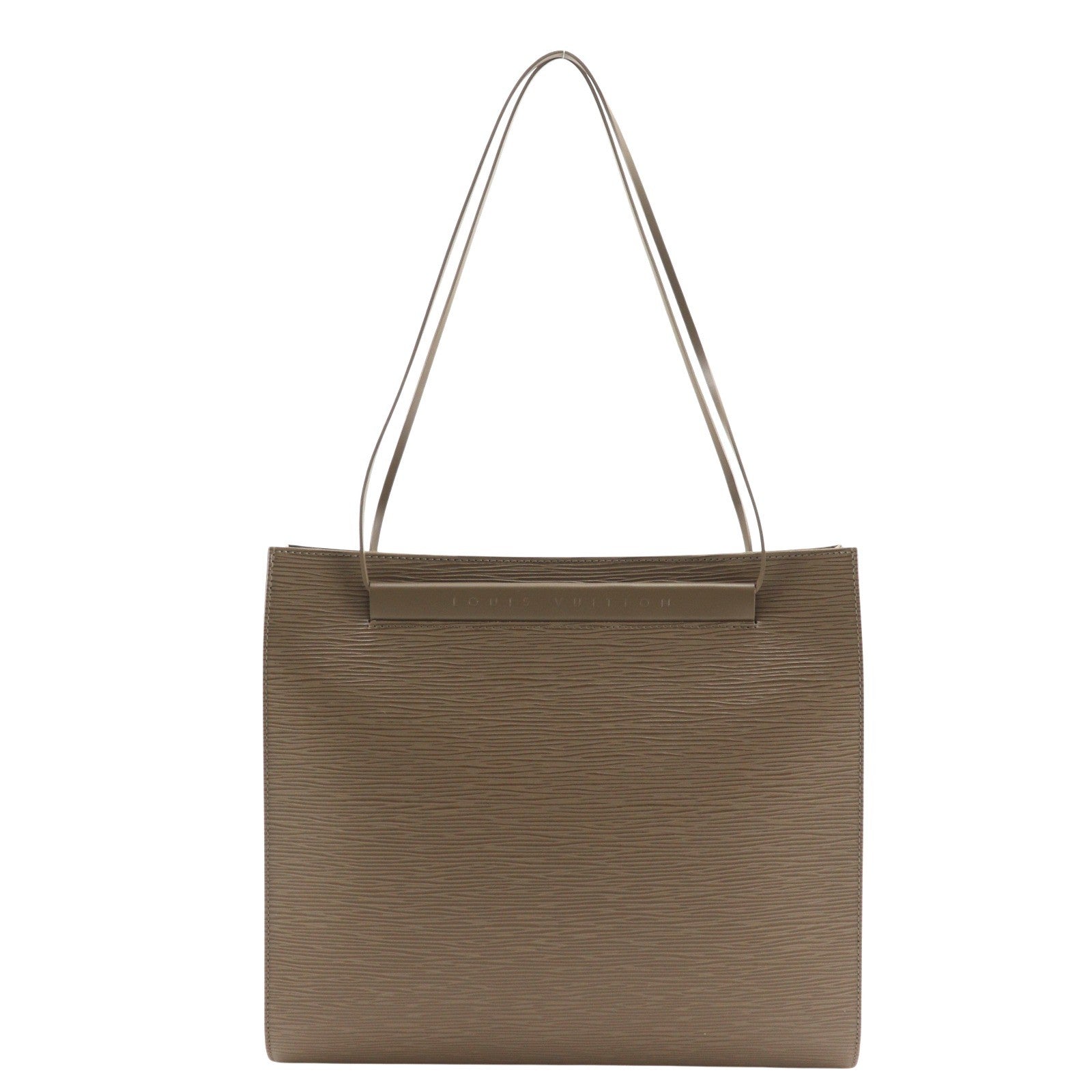 Louis Vuitton Louis Vuitton Saint Tropez Handbag Epi Leather Gray Leather Tote Bag Bag (Authentic Pre-Loved)
