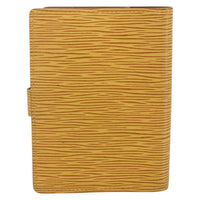 Louis Vuitton Agenda Cover Epi Leather Yellow Leather Wallets Accessory (Authentic Pre-Loved)