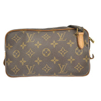 Louis Vuitton Louis Vuitton Pochette Marly Bandouliere Bag Monogram Canvas Brown Canvas Shoulder Bag Bag (Pre-Loved)