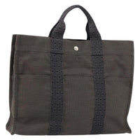 Hermes Fourre-Tout Herline Fourre-Tout Herline Gray Canvas Tote Bag Bag (Authentic Pre-Loved)