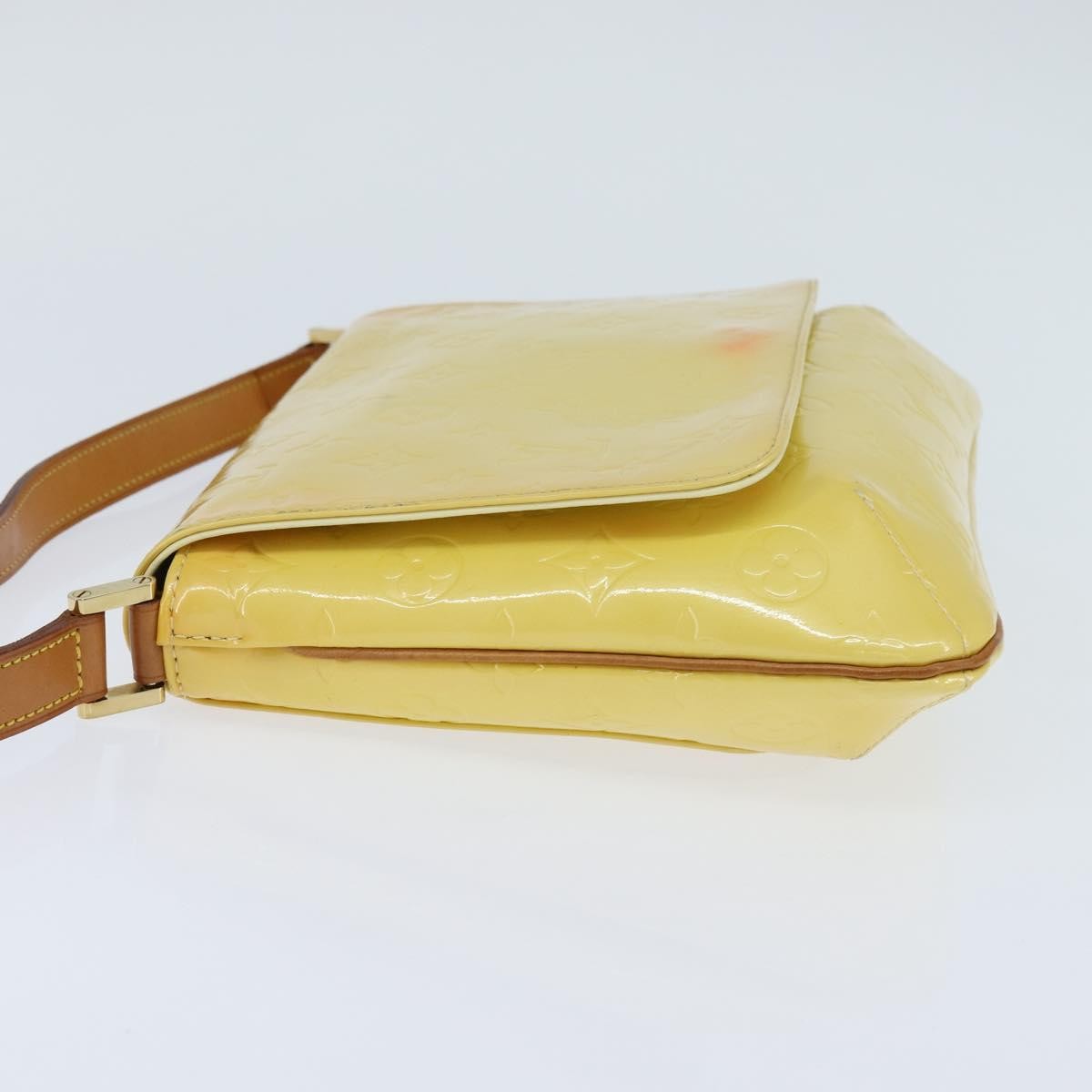 Louis Vuitton Thompson Street Handbag Monogram Vernis Yellow Patent_Leather Shoulder Bag Bag (Pre-Loved)