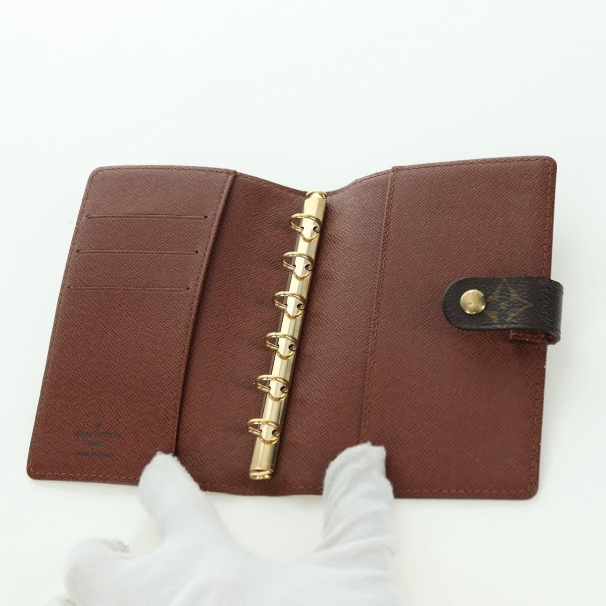 Louis Vuitton Agenda Cover Monogram Panda Brown Canvas Wallets Accessory (Authentic Pre-Loved)