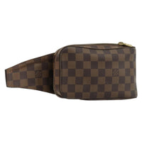 Louis Vuitton Geronimos Waist Bag Damier Brown Canvas Shoulder Bag Bag (Authentic Pre-Loved)