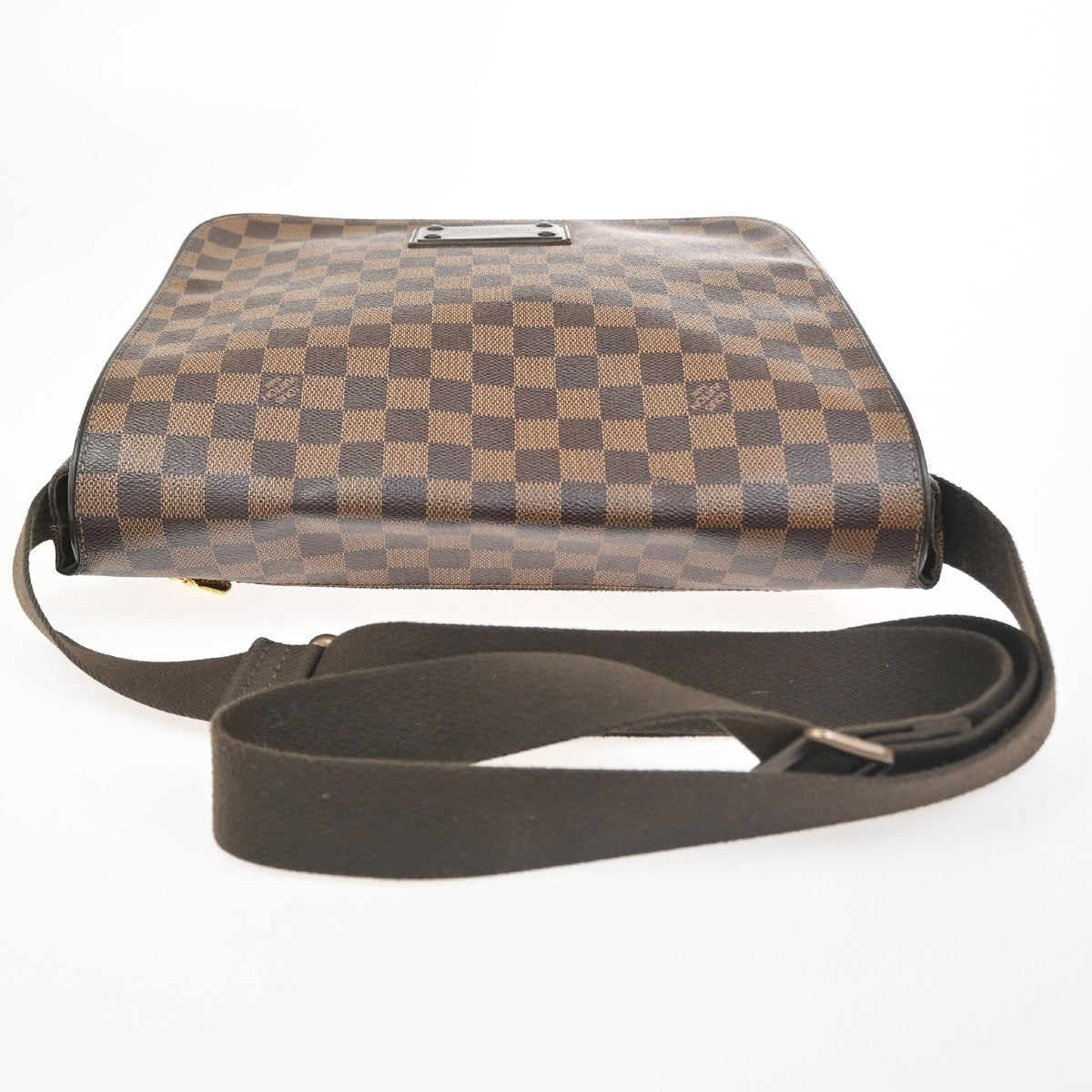 Louis Vuitton Brooklyn Handbag Damier Brown Canvas Shoulder Bag Bag (Authentic Pre-Loved)
