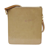 Louis Vuitton Mott Handbag Monogram Vernis Beige Patent_Leather Clutche & Pouche Bag (Authentic Pre-Loved)