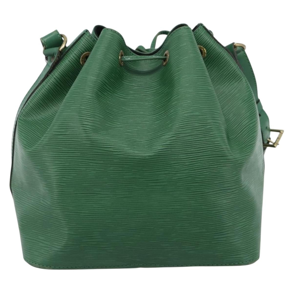 Louis Vuitton Petit Noe Handbag Epi Leather Green Leather Shoulder Bag Bag (Pre-Loved)