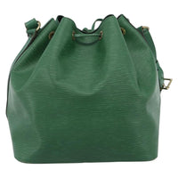 Louis Vuitton Petit Noe Handbag Epi Leather Green Leather Shoulder Bag Bag (Pre-Loved)