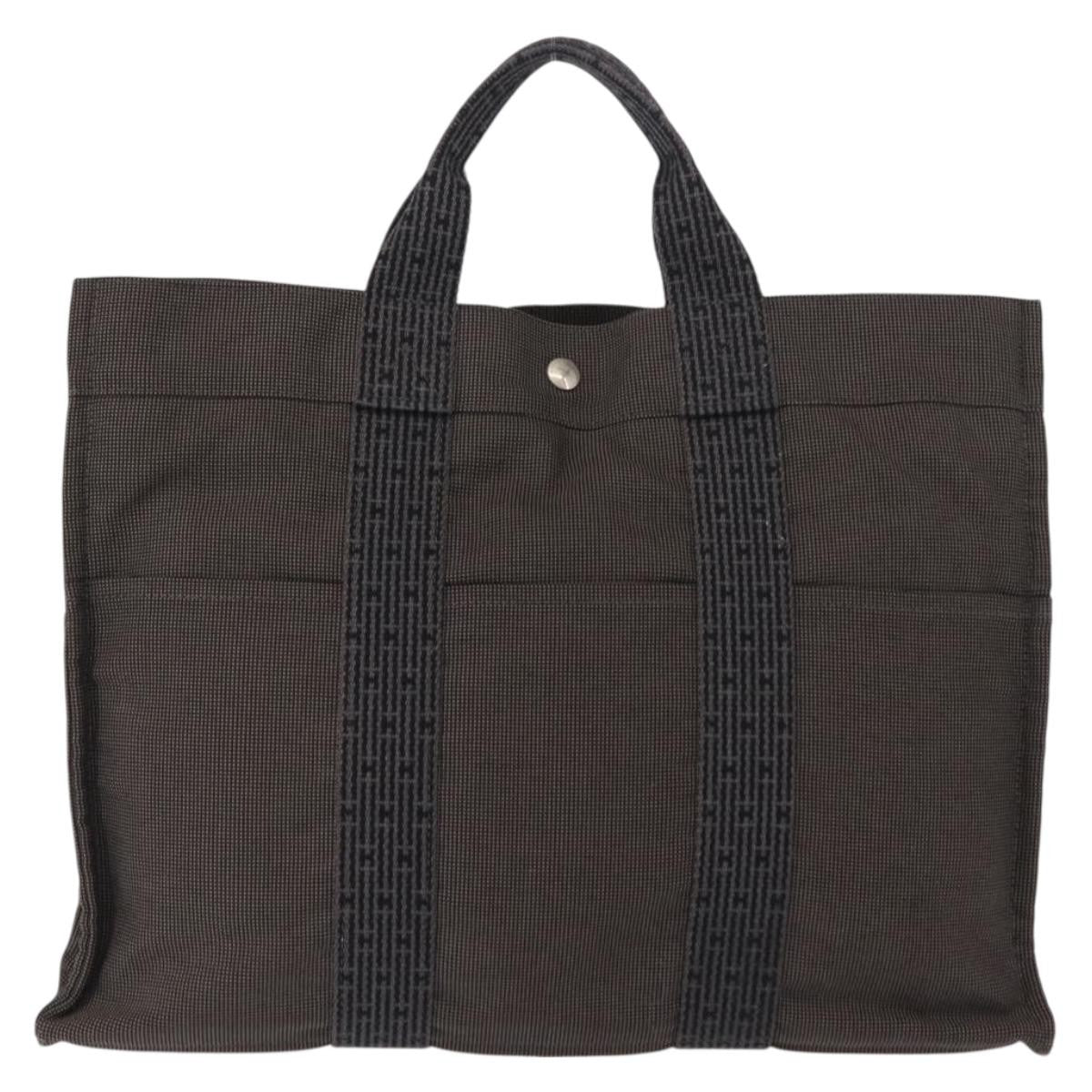 Hermes Fourre-Tout Herline Fourre-Tout Herline Gray Canvas Tote Bag Bag (Pre-Loved)
