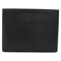Louis Vuitton Porte-Documents Senateur Bag Epi Leather Black Leather Briefcase Bag (Authentic Pre-Loved)