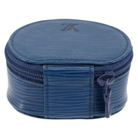 Louis Vuitton Ecrin Bijoux Jewelry Case Epi Leather Blue Leather Clutche & Pouche Bag (Authentic Pre-Loved)