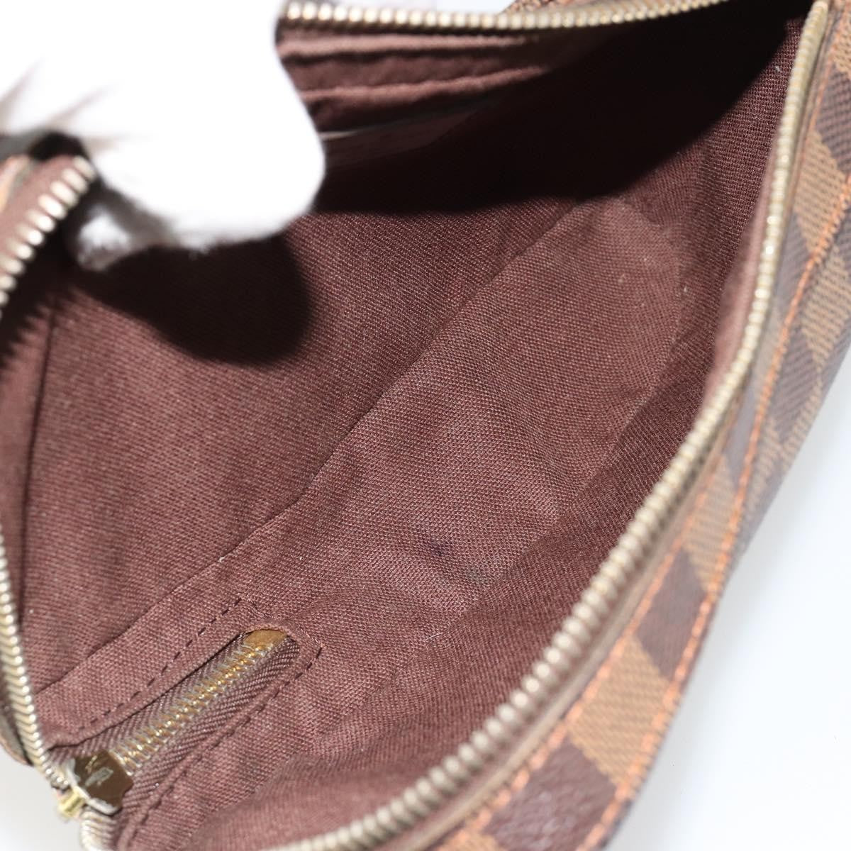 Louis Vuitton Geronimos Waist Bag Damier Brown Canvas Shoulder Bag Bag (Authentic Pre-Loved)