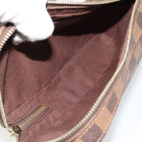 Louis Vuitton Geronimos Waist Bag Damier Brown Canvas Shoulder Bag Bag (Authentic Pre-Loved)