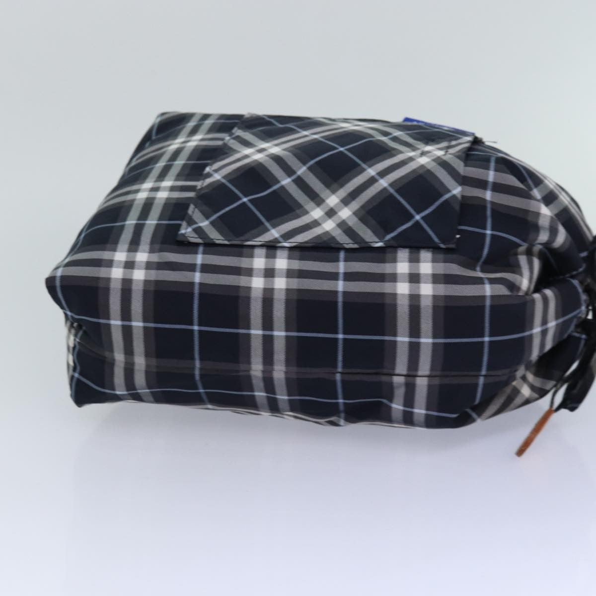 Burberry Nova Check Blue Label Nylon Black Nylon Clutche & Pouche Bag (Authentic Pre-Loved)