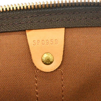 Louis Vuitton Keepall Bag Monogram Canvas Brown Canvas Travel Bag Bag (Authentic Pre-Loved)