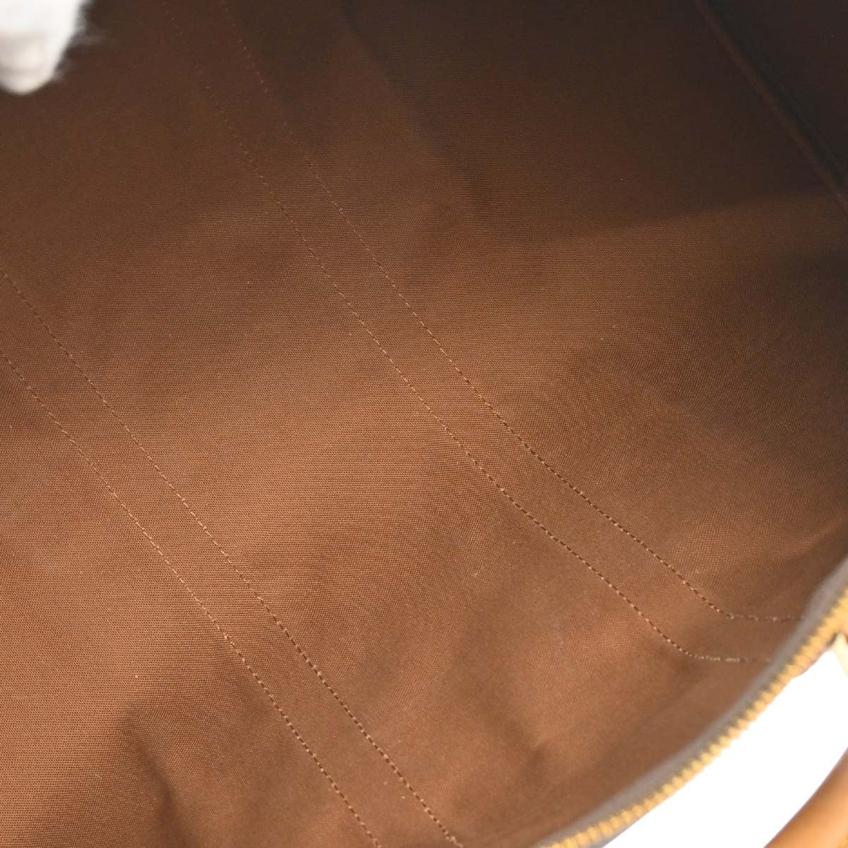 Louis Vuitton Keepall Bag Monogram Canvas Brown Canvas Travel Bag Bag (Pre-Loved)