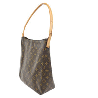 Louis Vuitton Monogram Looping Handbag Monogram Canvas Brown Canvas Shoulder Bag Bag (Authentic Pre-Loved)