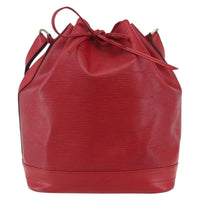 Louis Vuitton Noe Shoulder Bag Leather Red Leather Shoulder Bag Bag (Authentic Pre-Loved)