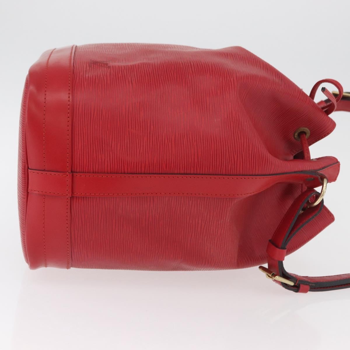 Louis Vuitton Noe Shoulder Bag Leather Red Leather Shoulder Bag Bag (Pre-Loved)