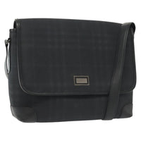 Burberry Nova Check Shoulder Bag Canvas Navy Canvas Shoulder Bag Bag (Authentic Pre-Loved)
