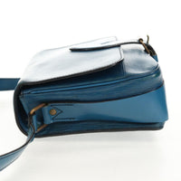 Louis Vuitton Cartouchiere Handbag Epi Leather Blue Leather Shoulder Bag Bag (Pre-Loved)