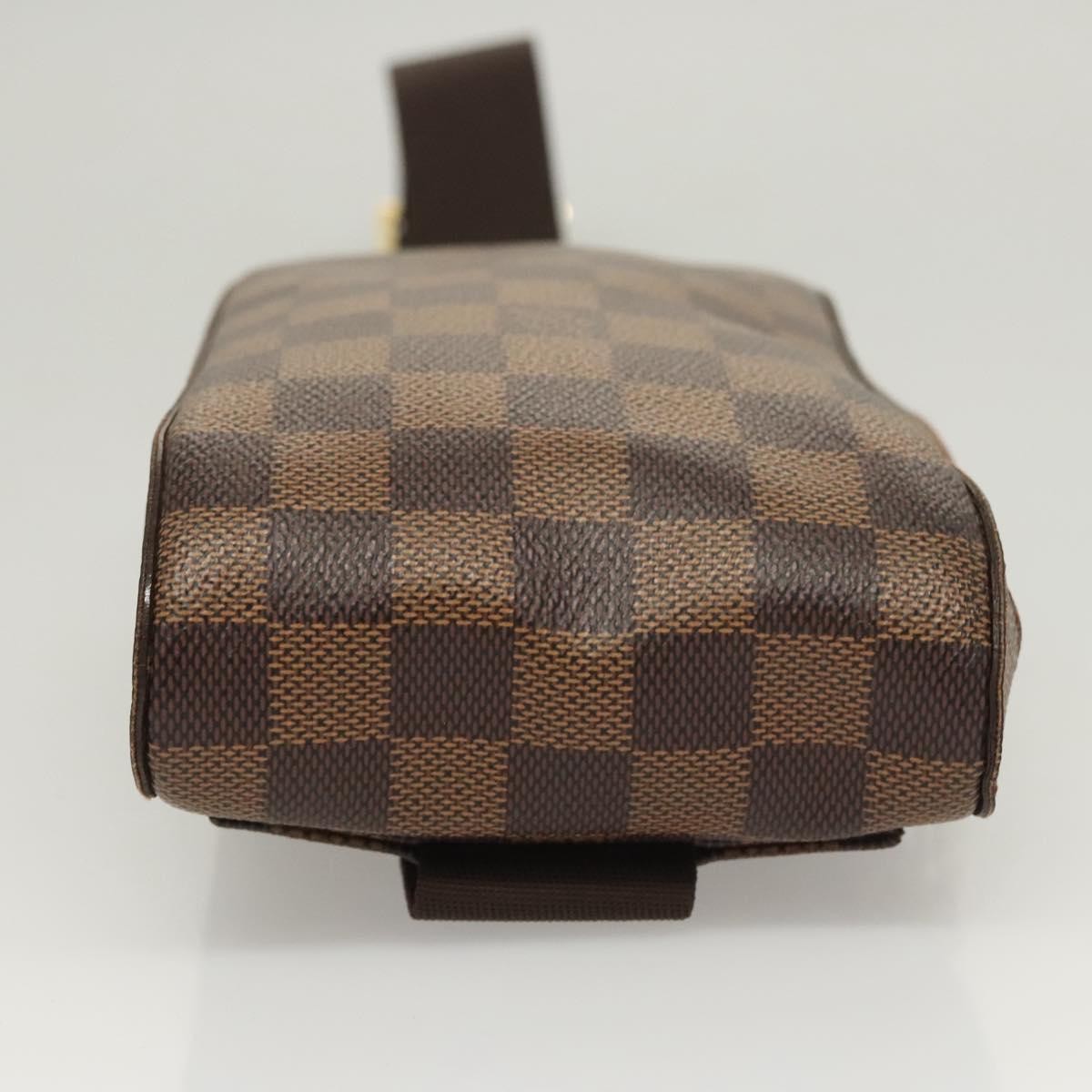 Louis Vuitton Geronimos Waist Bag Damier Brown Canvas Shoulder Bag Bag (Authentic Pre-Loved)