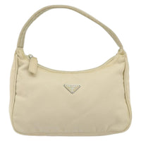 Prada Re-Edition 2000 Hobo Tessuto Silver Nylon Handbag (Pre-Loved)