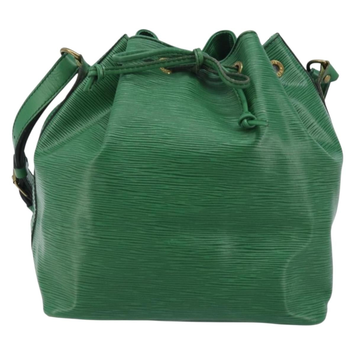 Louis Vuitton Petit Noe Handbag Epi Leather Green Leather Shoulder Bag Bag (Pre-Loved)