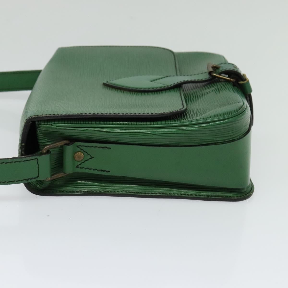 Louis Vuitton Cartouchiere Handbag Epi Leather Green Leather Shoulder Bag Bag (Pre-Loved)