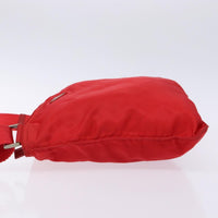Prada Flat Messenger Bag Tessuto Red Nylon Bag (Authentic Pre-Loved)