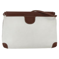 Gucci Vintage Shoulder Bag Leather White Leather Shoulder Bag Bag (Authentic Pre-Loved)