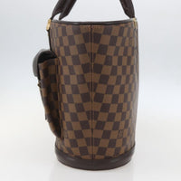 Louis Vuitton Manosque Handbag Damier Brown Canvas Tote Bag Bag (Authentic Pre-Loved)