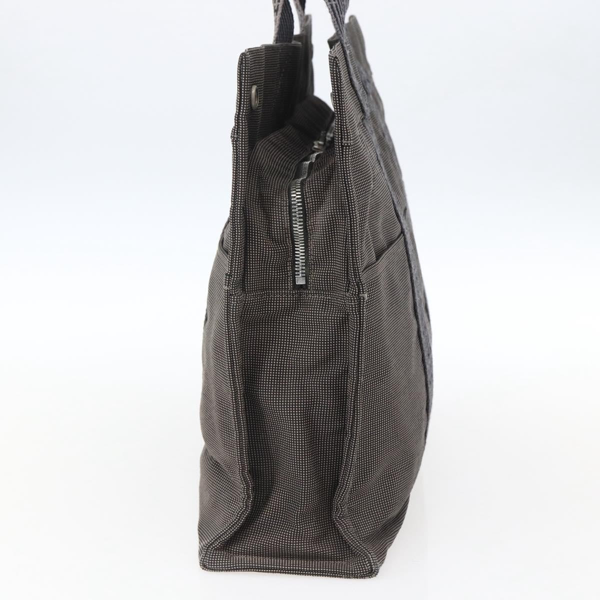 Hermes Fourre Tout Tote Canvas Gray Canvas Tote Bag Bag (Authentic Pre-Loved)