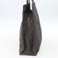 Hermes Fourre Tout Tote Canvas Gray Canvas Tote Bag Bag (Authentic Pre-Loved)
