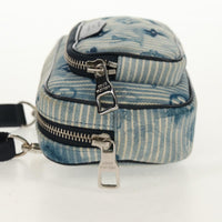 Louis Vuitton Outdoor Pouch Limited Edition Monogram Watercolor Stripes Denim Blue Canvas Clutche & Pouche Bag (Pre-Loved)