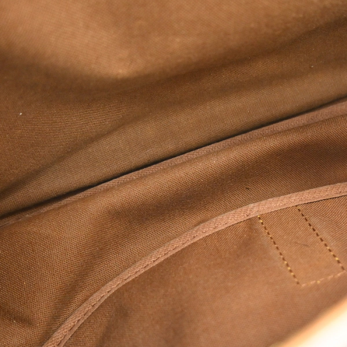 Louis Vuitton Louis Vuitton Saumur Handbag Monogram Canvas Brown Canvas Shoulder Bag Bag (Pre-Loved)